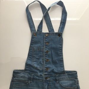 Forever 21 denim overalls size 25